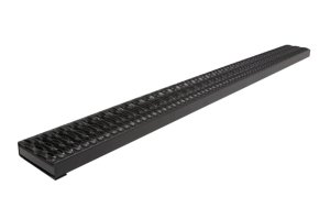 Ford Transit Van Running Board - Dee Zee - Rough Step, 55In Aluminum - Black - `19-`21
